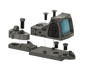TACORD Smith & Wesson 1854 Co-Witness Mini Mount - Trijicon RMR - Image 4